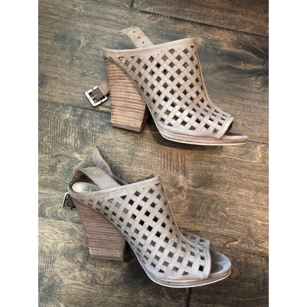 Vince Camuto Peep Toe Wedges